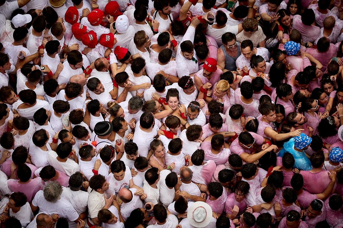 İspanya'nın ünlü San Fermin festivalinden kareler