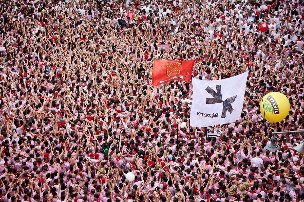 İspanya'nın ünlü San Fermin festivalinden kareler