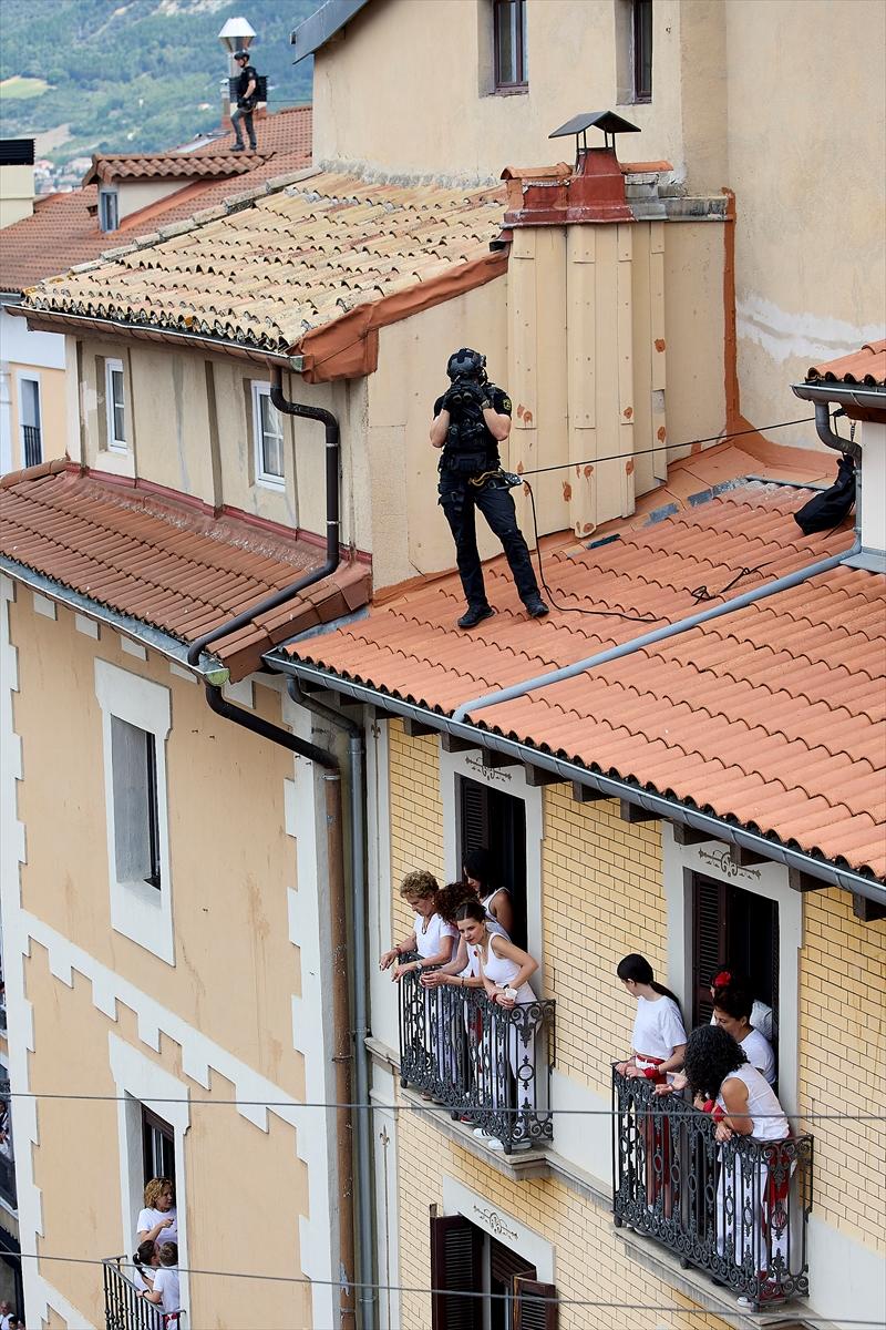 İspanya'nın ünlü San Fermin festivalinden kareler