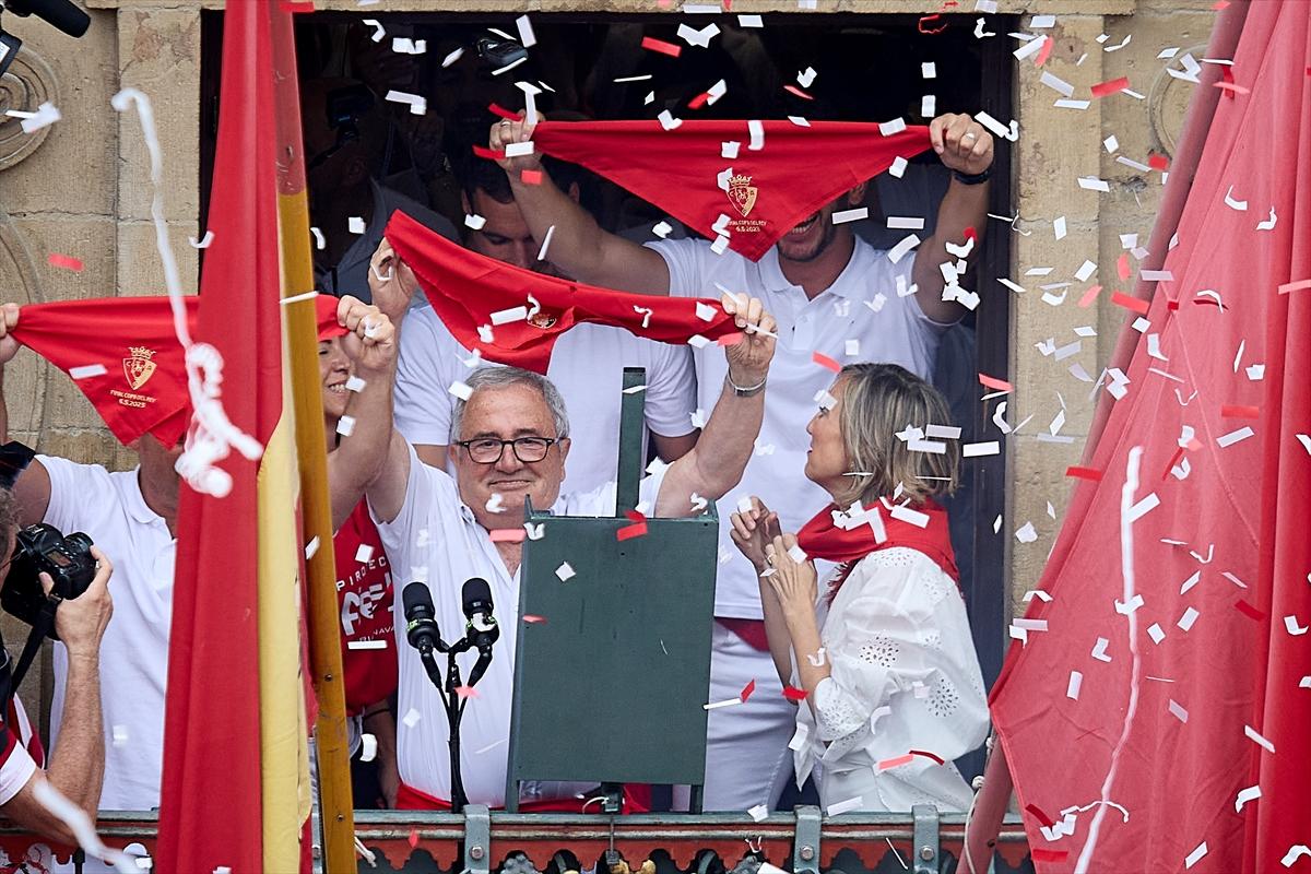 İspanya'nın ünlü San Fermin festivalinden kareler