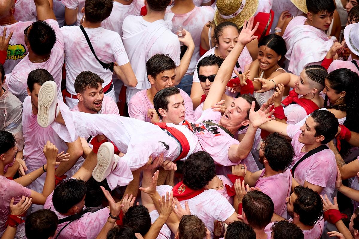 İspanya'nın ünlü San Fermin festivalinden kareler