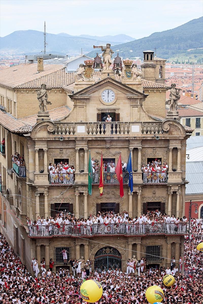 İspanya'nın ünlü San Fermin festivalinden kareler