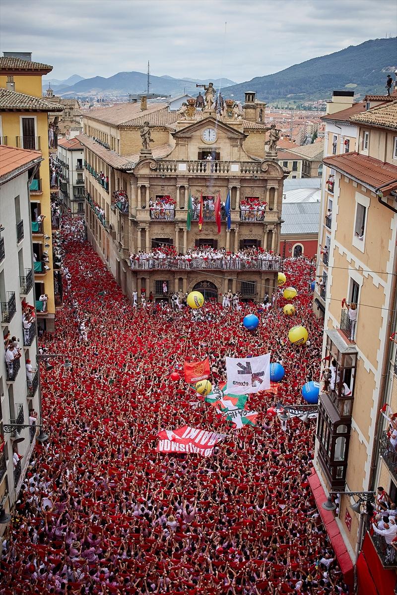 İspanya'nın ünlü San Fermin festivalinden kareler