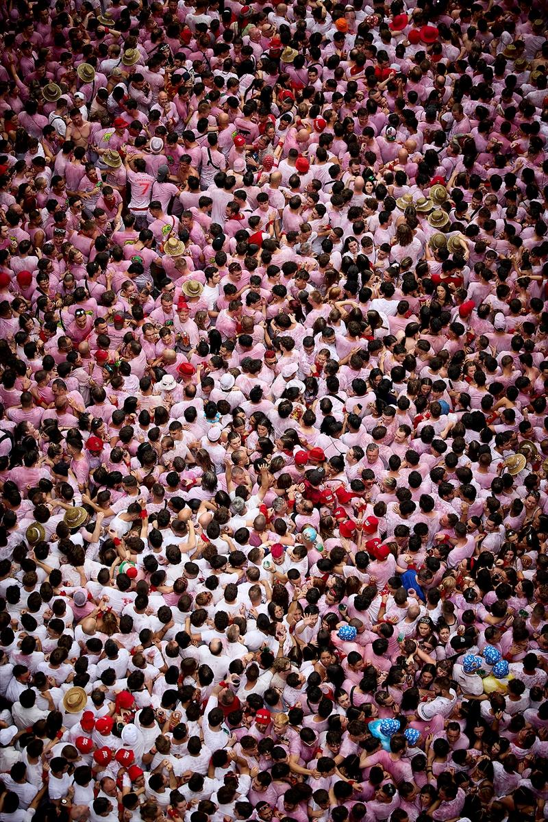İspanya'nın ünlü San Fermin festivalinden kareler