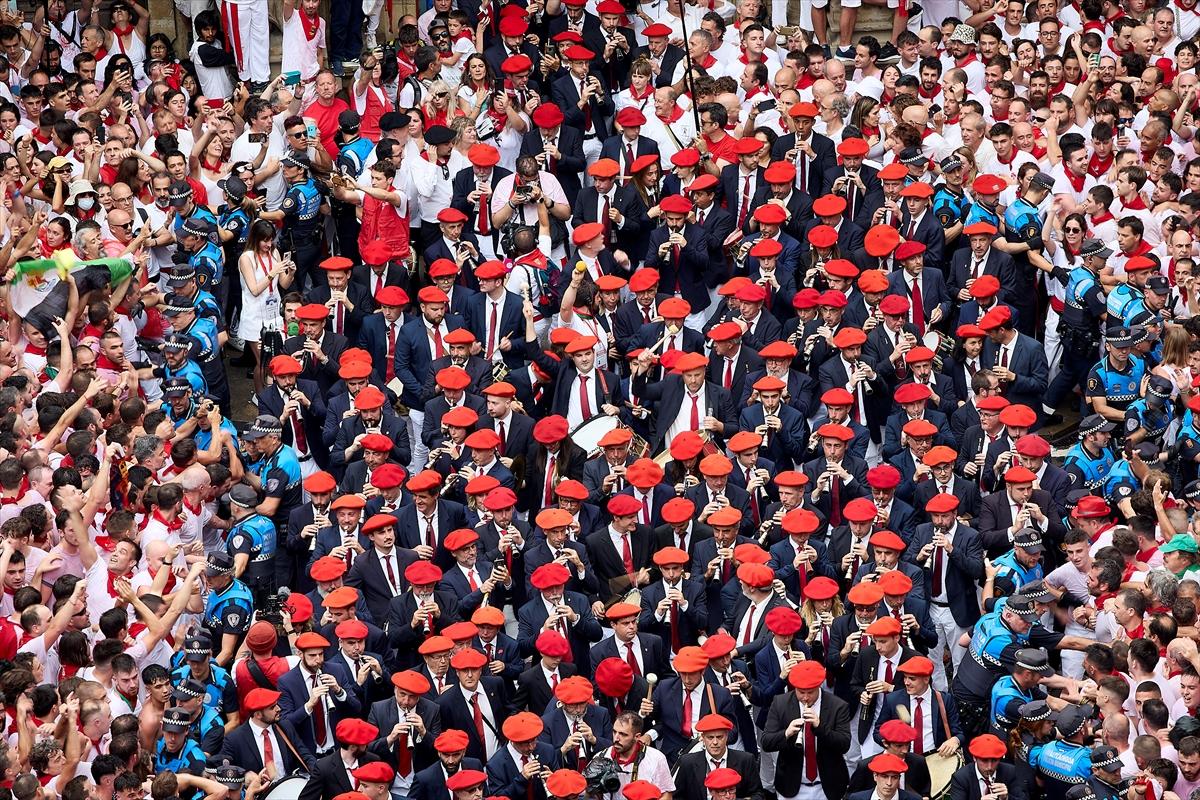 İspanya'nın ünlü San Fermin festivalinden kareler