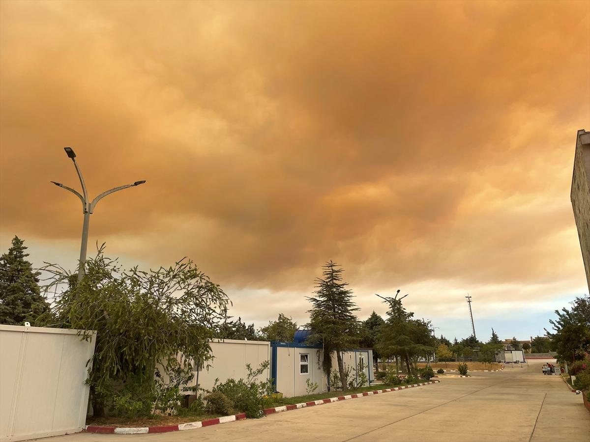 Deprem bölgesi Hatay'da bu kez de yangın paniği