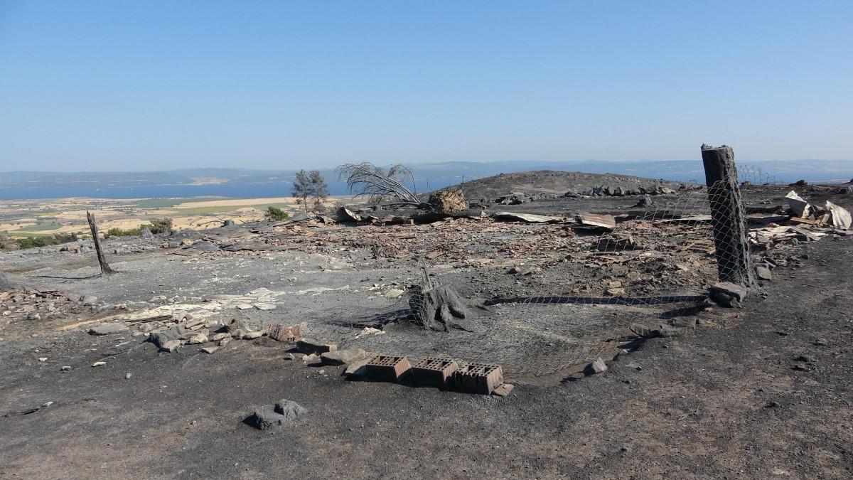 Çanakkale'de orman yangını 52 saat sonra kontrol altına alındı