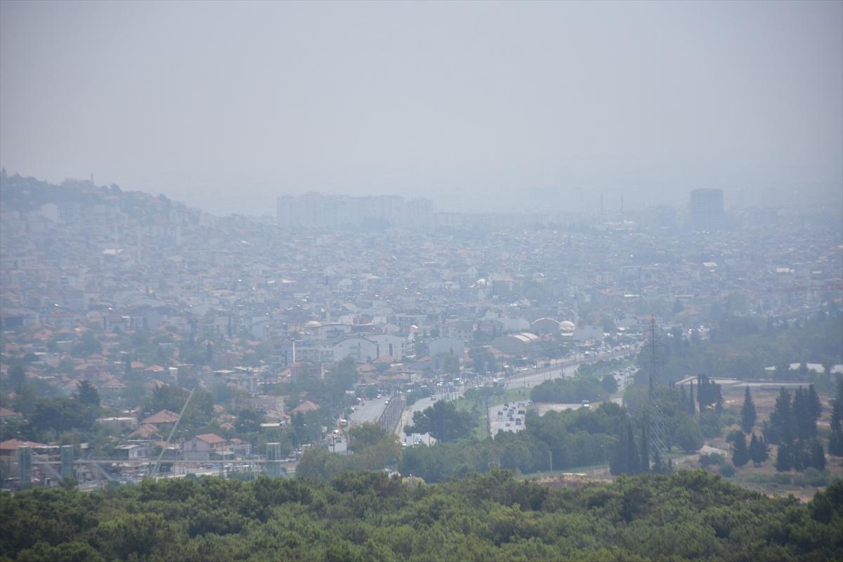 Antalya'daki yoğun nem bunalttı