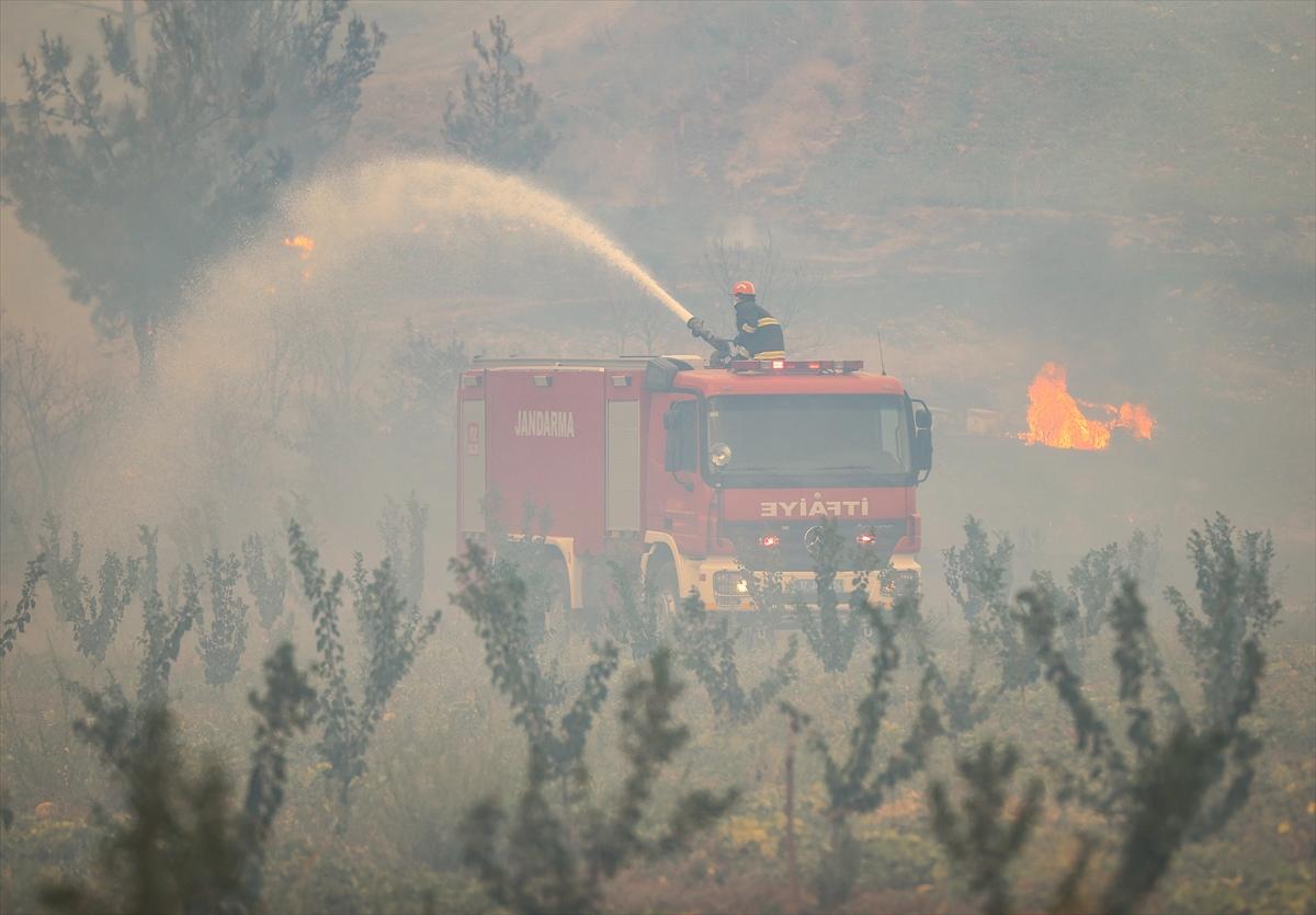 Çanakkale alevlere teslim oldu! Kare kare orman yangını...