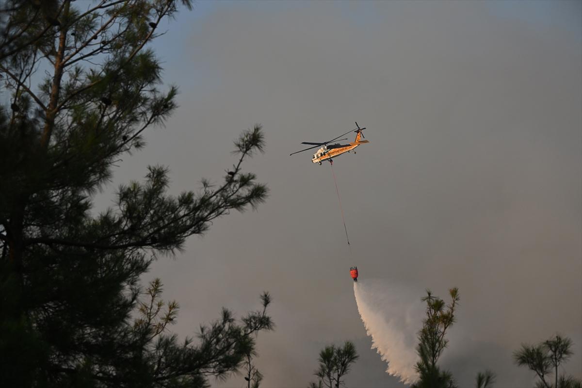 Çanakkale alevlere teslim oldu! Kare kare orman yangını...