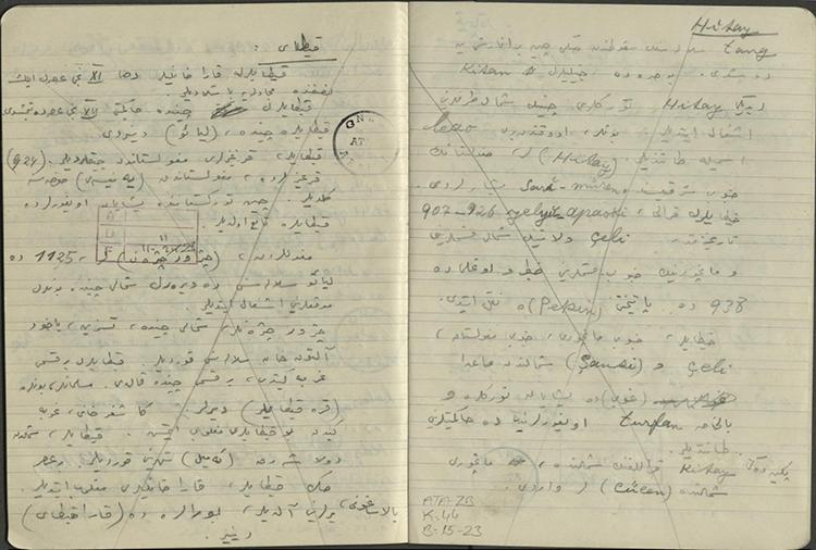 Atatürk'ün özel koleksiyondaki el yazısı notları araştırmaya açıldı