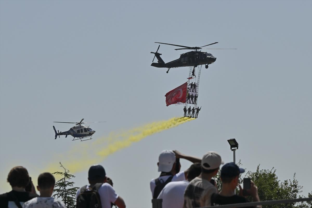 Başkent semaları savunma sanayii ile süslendi