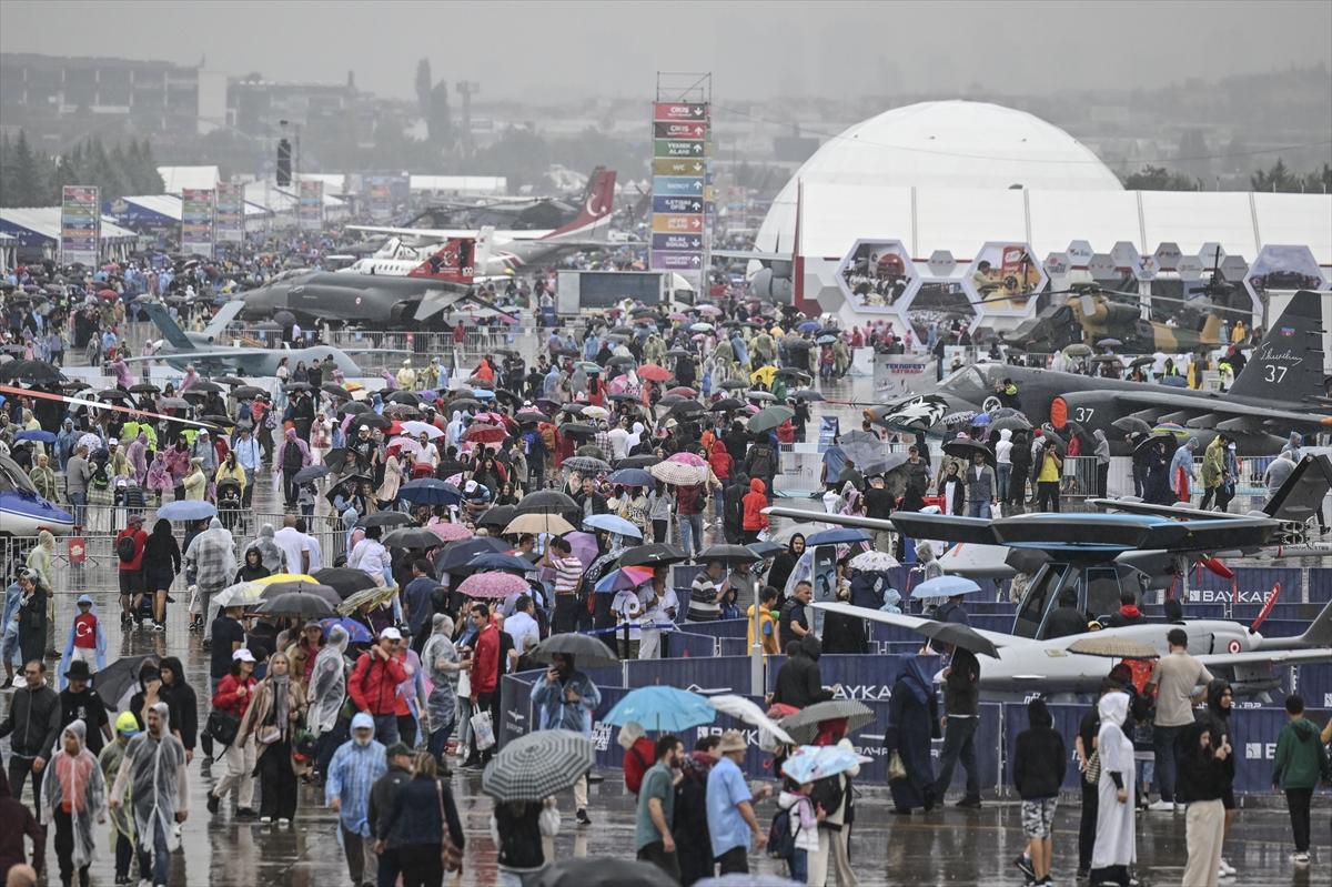 TEKNOFEST'e ilgi yağmur dinlemedi