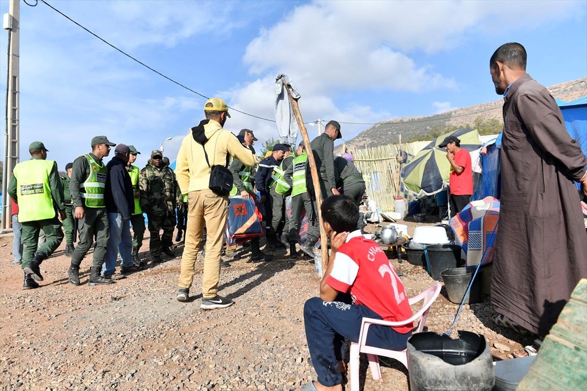 Deprem felaketi ile sarsılan Fas'tan yürek burkan kareler