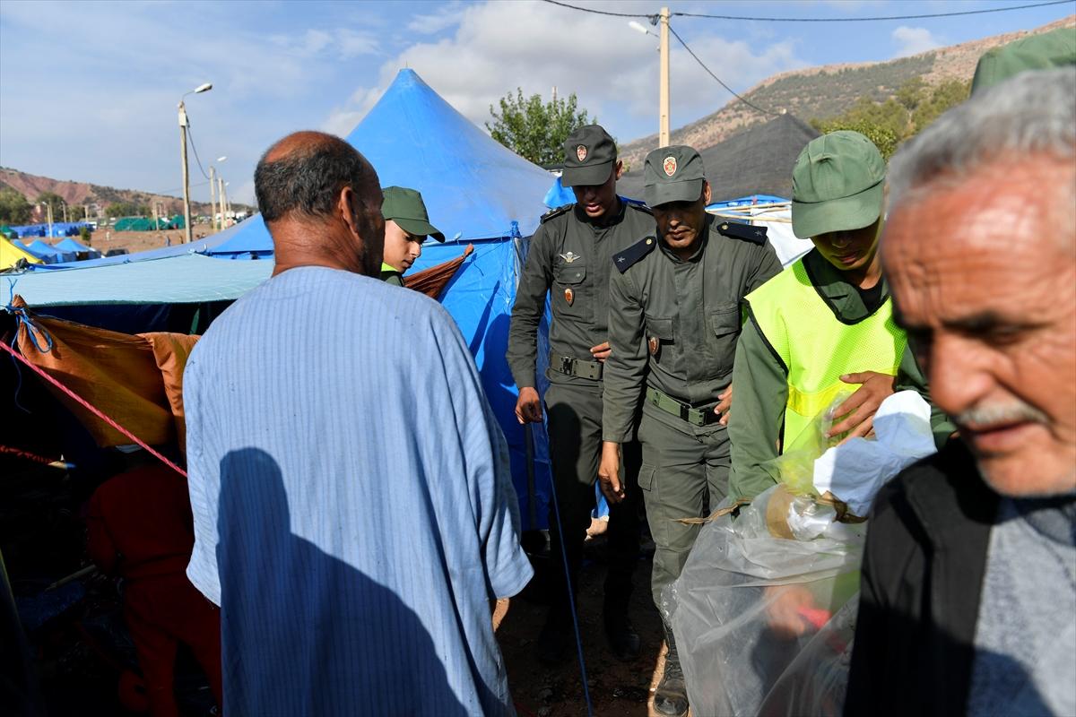 Deprem felaketi ile sarsılan Fas'tan yürek burkan kareler
