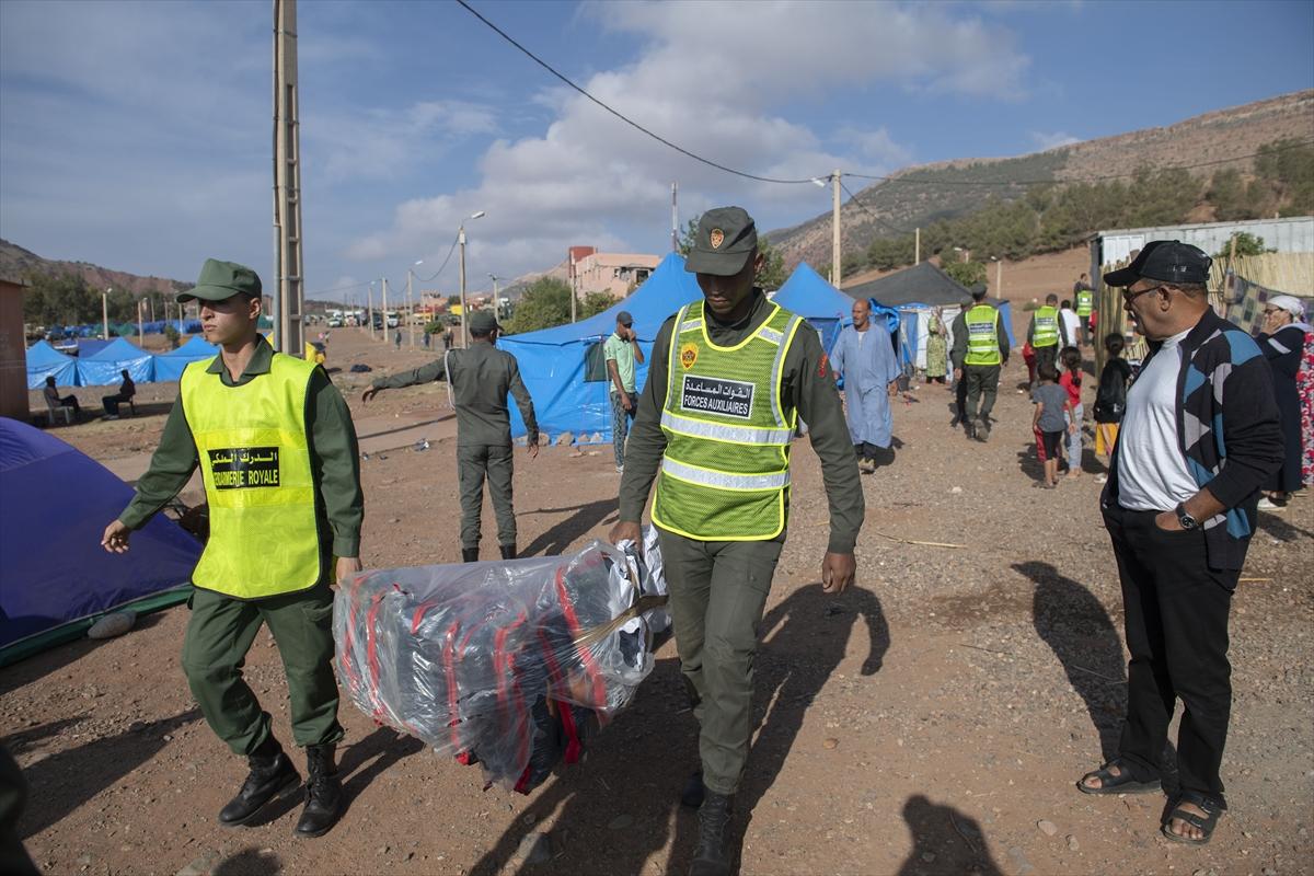 Deprem felaketi ile sarsılan Fas'tan yürek burkan kareler