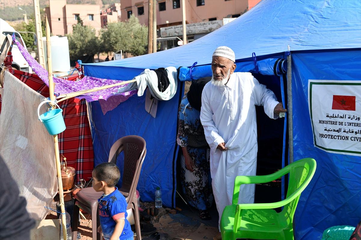 Deprem felaketi ile sarsılan Fas'tan yürek burkan kareler