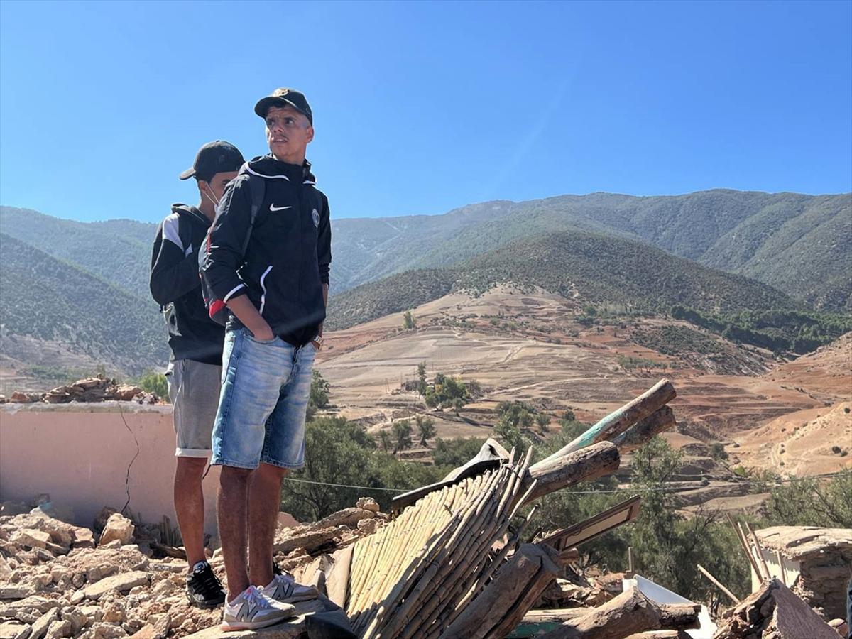 Deprem felaketi ile sarsılan Fas'tan yürek burkan kareler