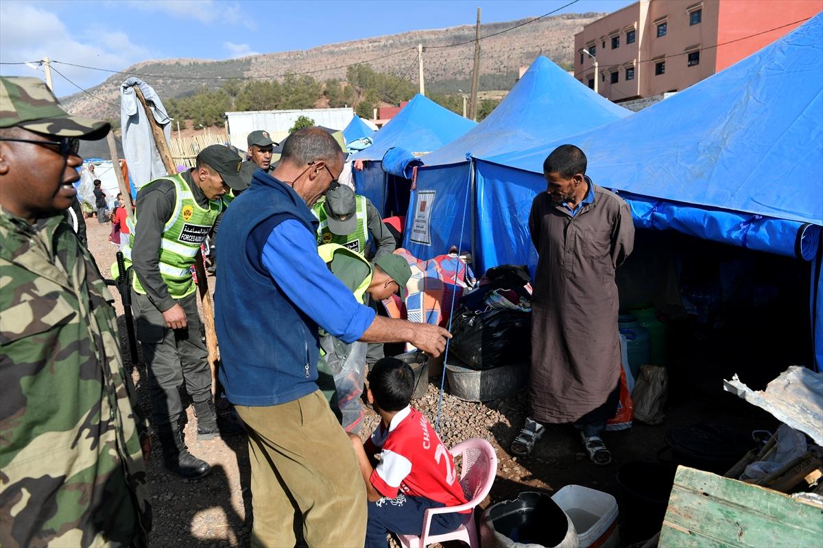 Deprem felaketi ile sarsılan Fas'tan yürek burkan kareler
