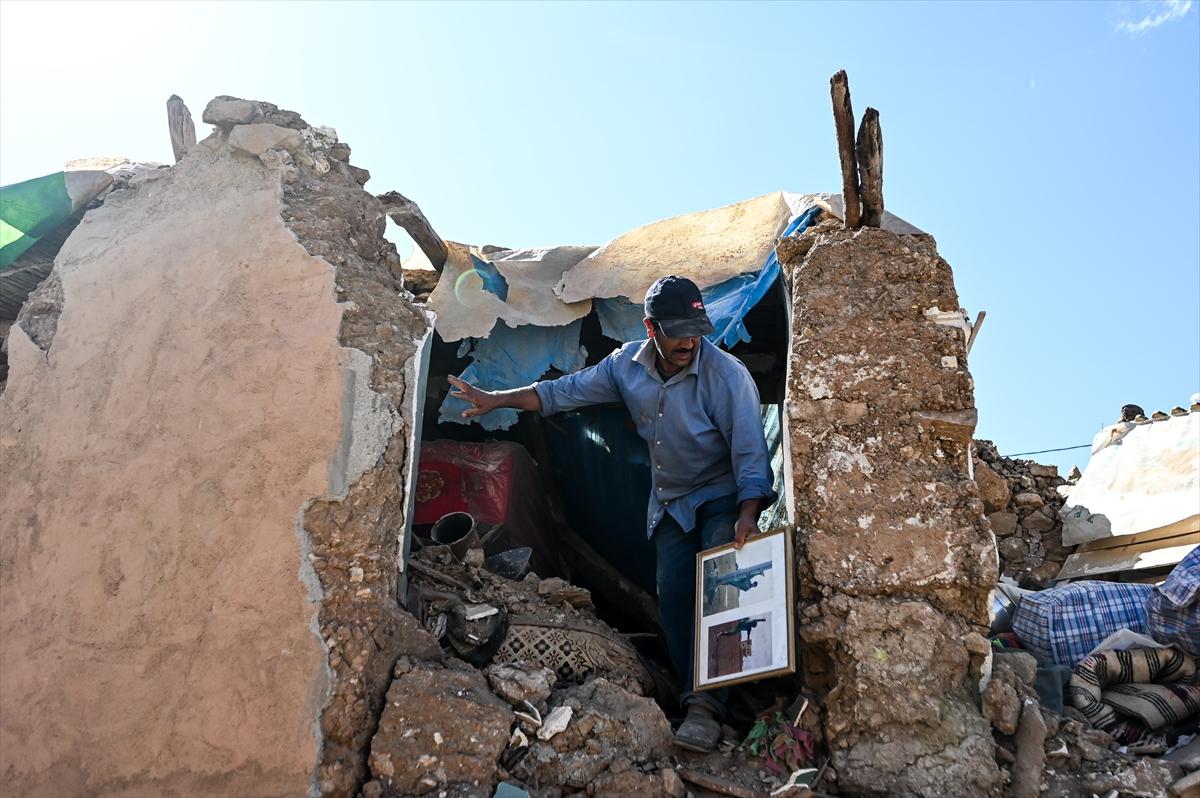 Deprem felaketi ile sarsılan Fas'tan yürek burkan kareler