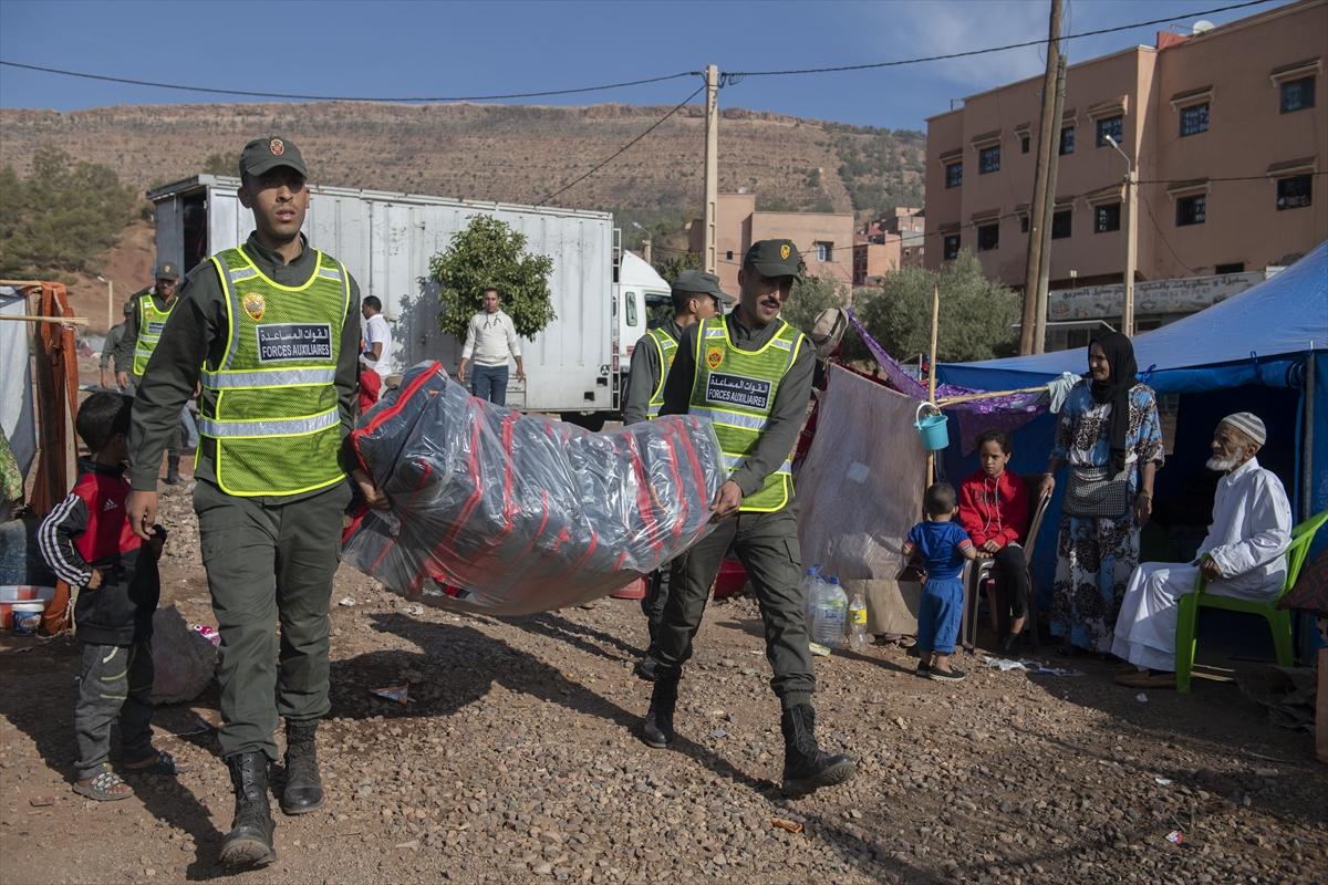 Deprem felaketi ile sarsılan Fas'tan yürek burkan kareler