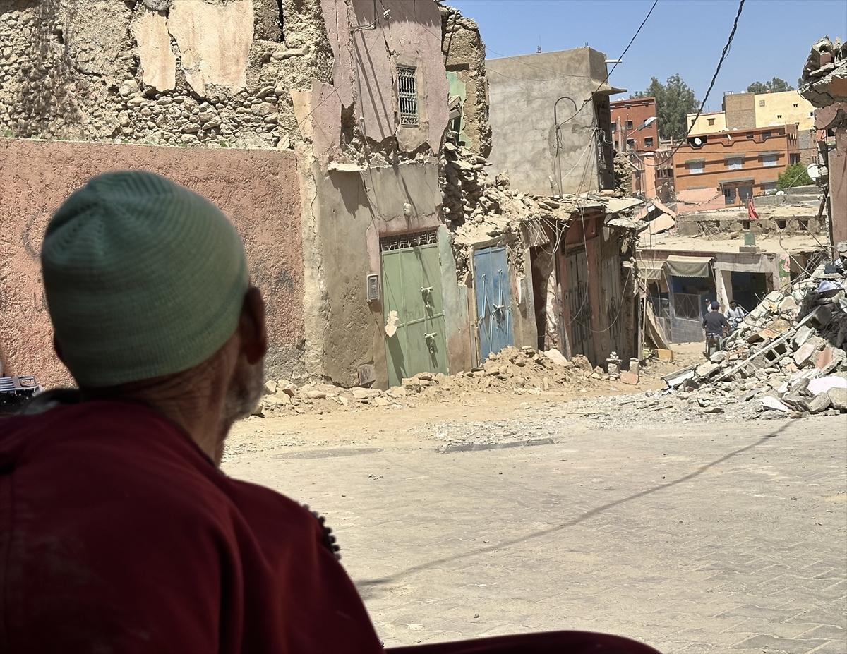 Deprem felaketi ile sarsılan Fas'tan yürek burkan kareler