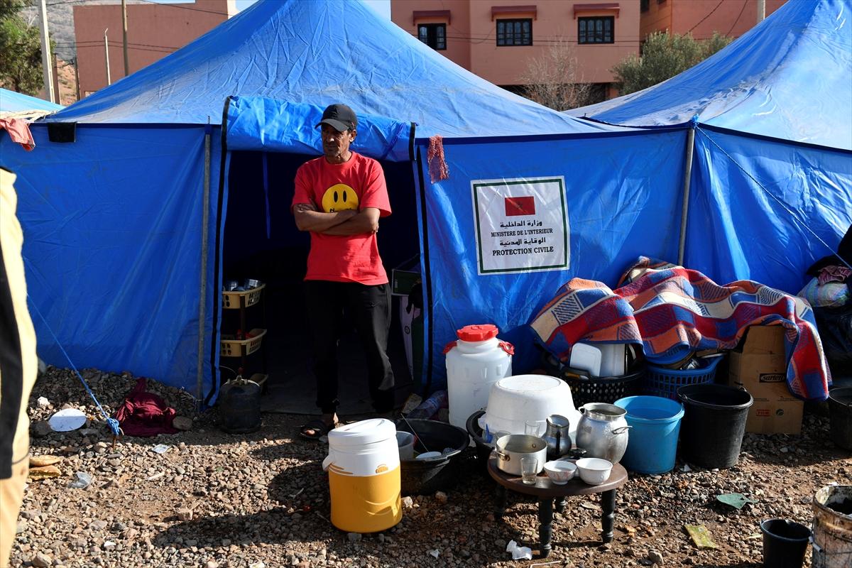 Deprem felaketi ile sarsılan Fas'tan yürek burkan kareler