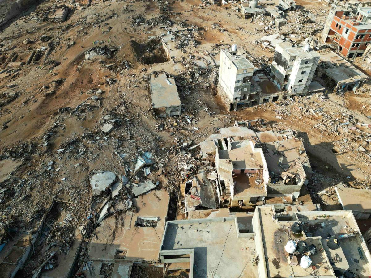 Sel felaketini yaşayan Libya'dan son görüntüler