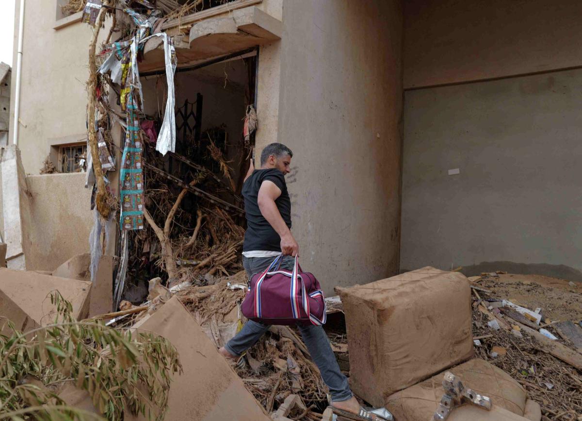 Sel felaketini yaşayan Libya'dan son görüntüler