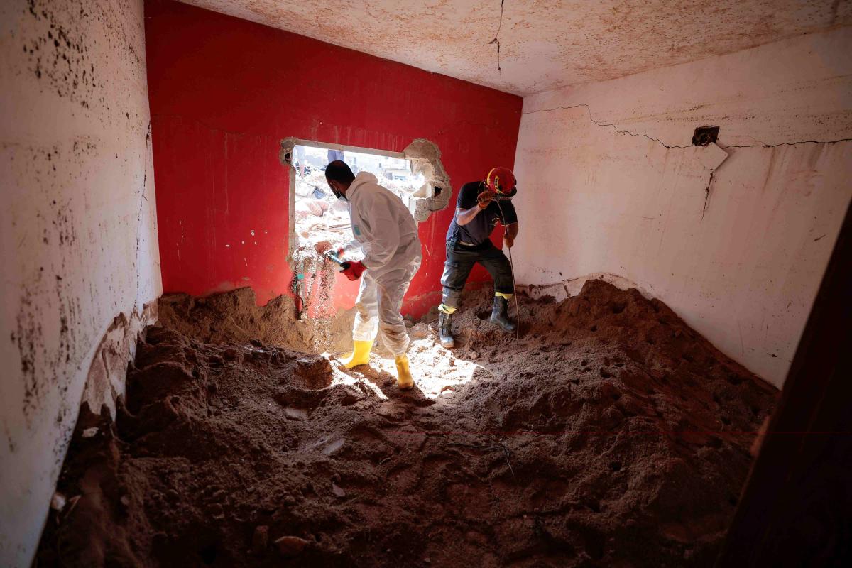 Sel felaketini yaşayan Libya'dan son görüntüler