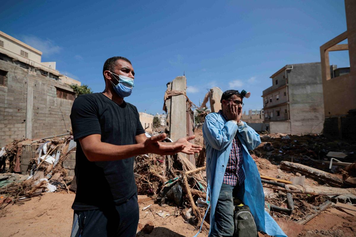 Sel felaketini yaşayan Libya'dan son görüntüler