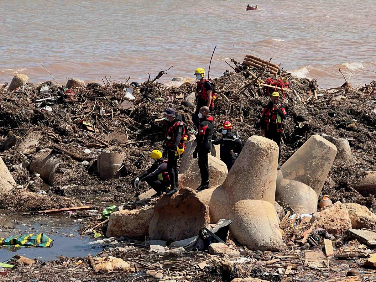 Sel felaketini yaşayan Libya'dan son görüntüler