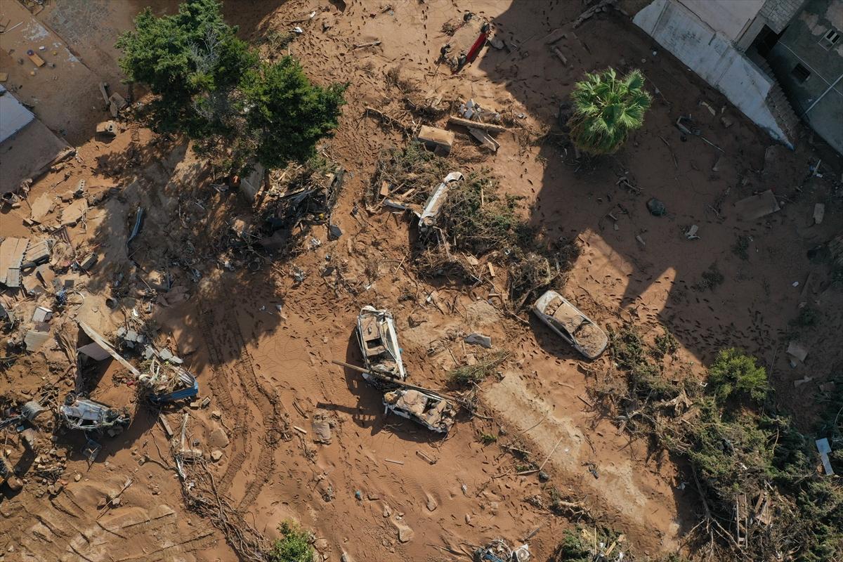 Libya'yı sel vurdu! 7'nci günde afetin izleri...