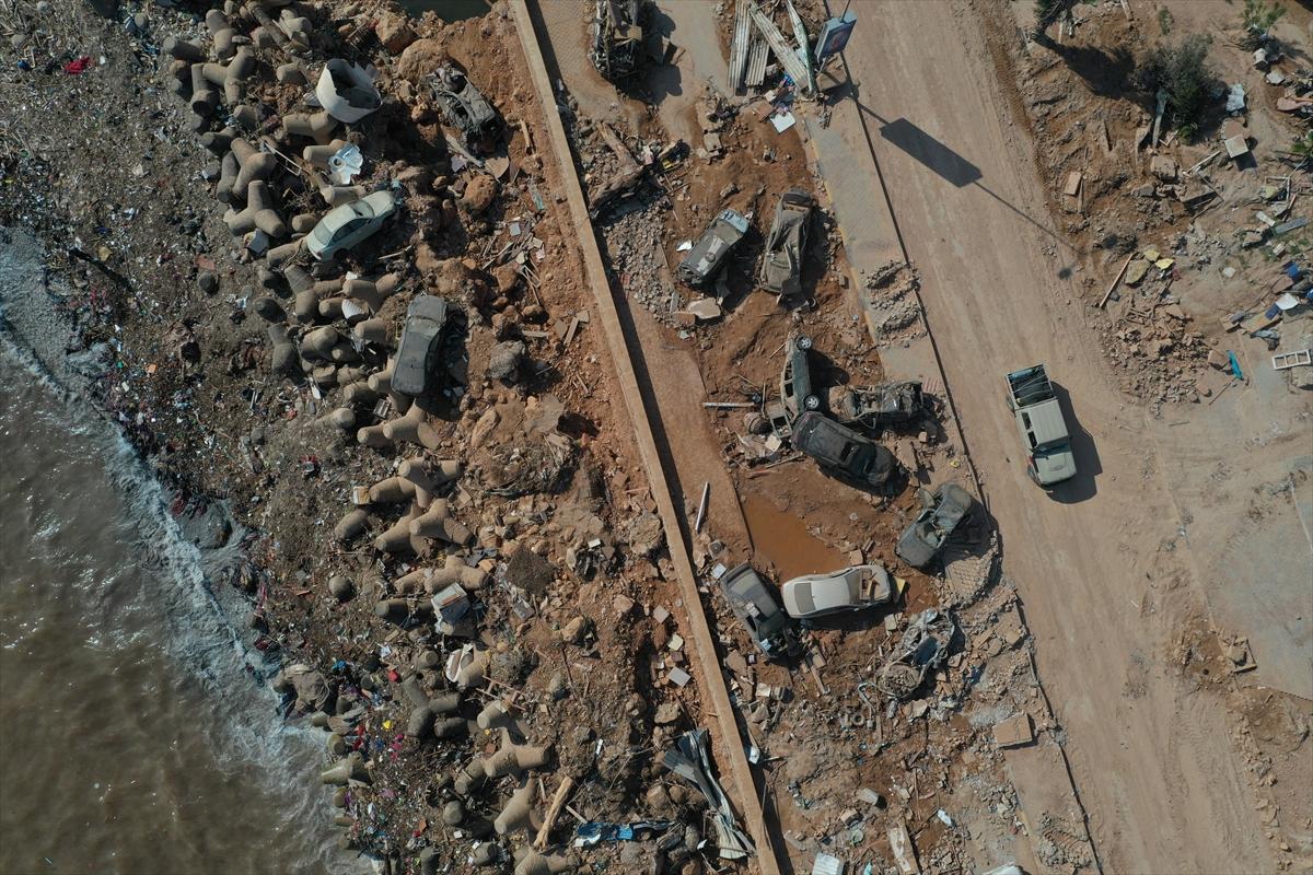 Libya'yı sel vurdu! 7'nci günde afetin izleri...