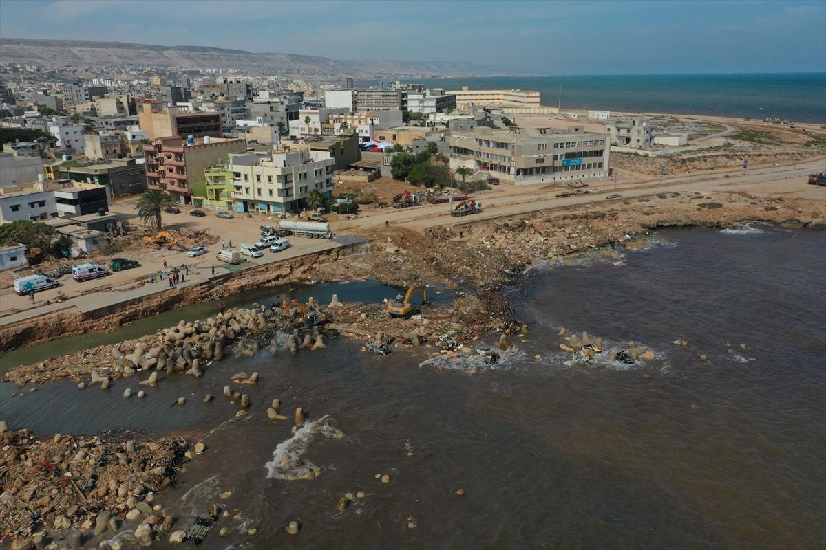 Libya'yı sel vurdu! 7'nci günde afetin izleri...