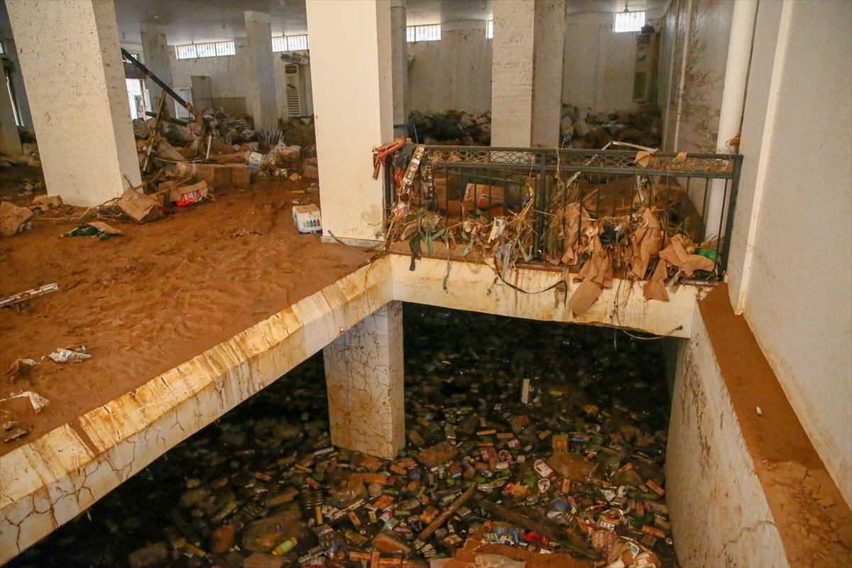 Libya'yı sel vurdu! 7'nci günde afetin izleri...