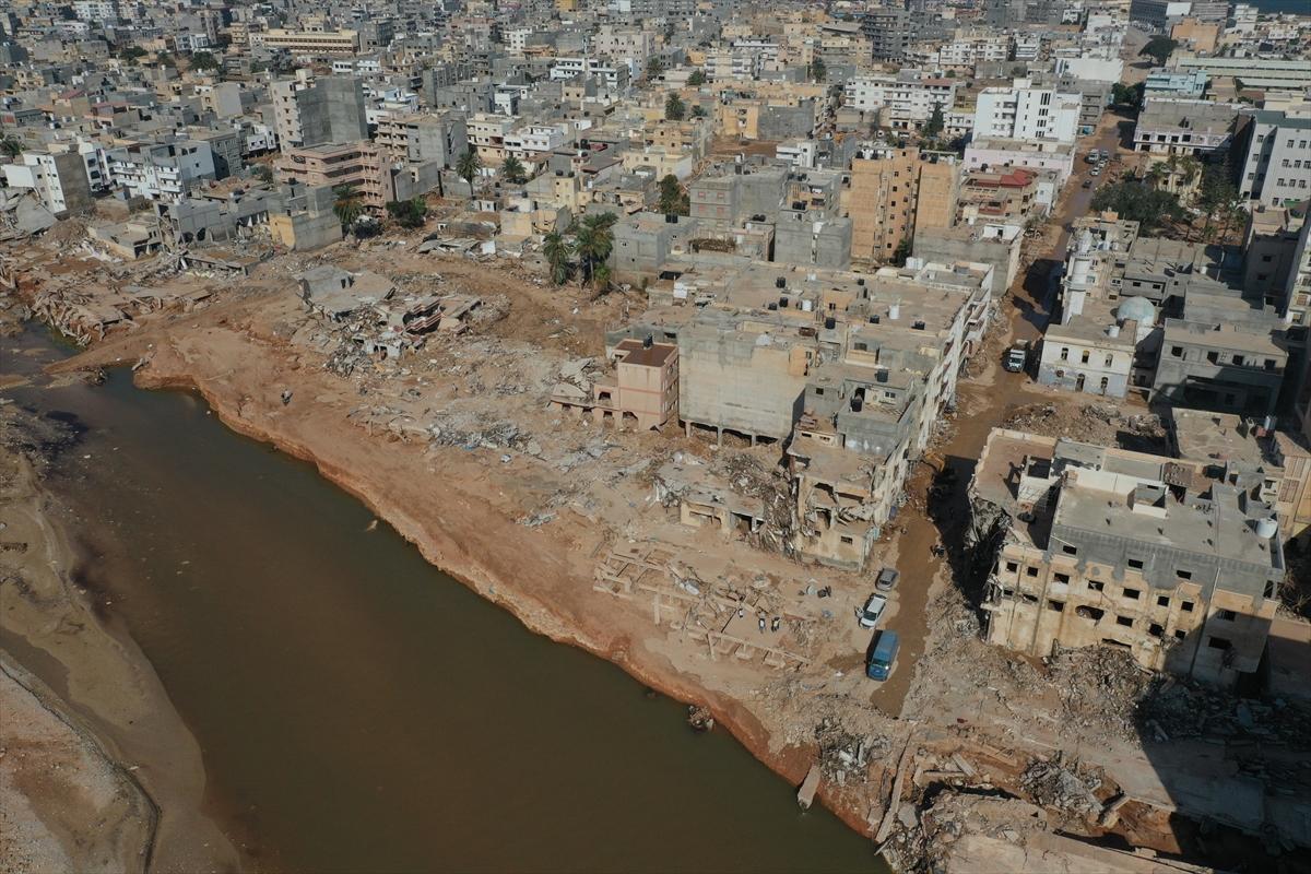 Libya'yı sel vurdu! 7'nci günde afetin izleri...
