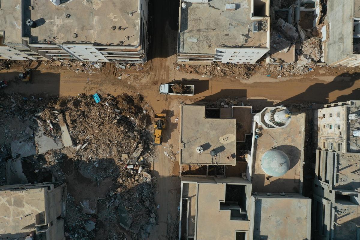 Libya'yı sel vurdu! 7'nci günde afetin izleri...