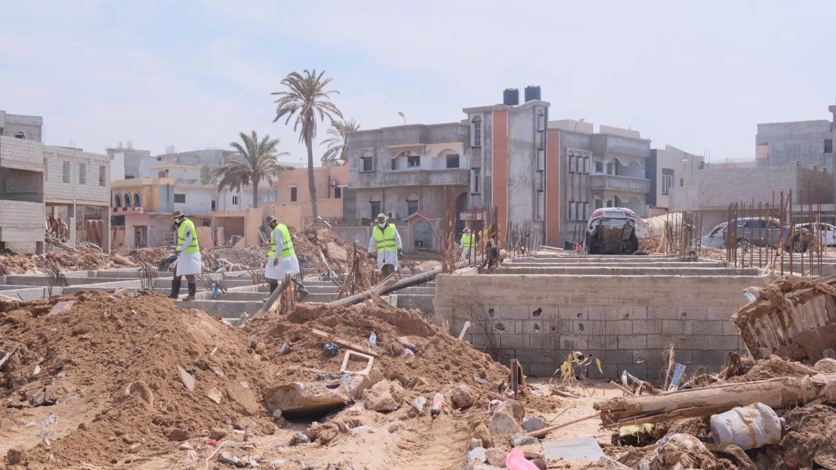 Ensonhaber, sel felaketinin yaşandığı Libya'da