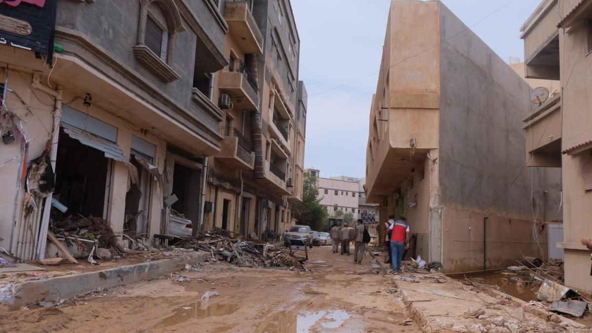 Ensonhaber, sel felaketinin yaşandığı Libya'da