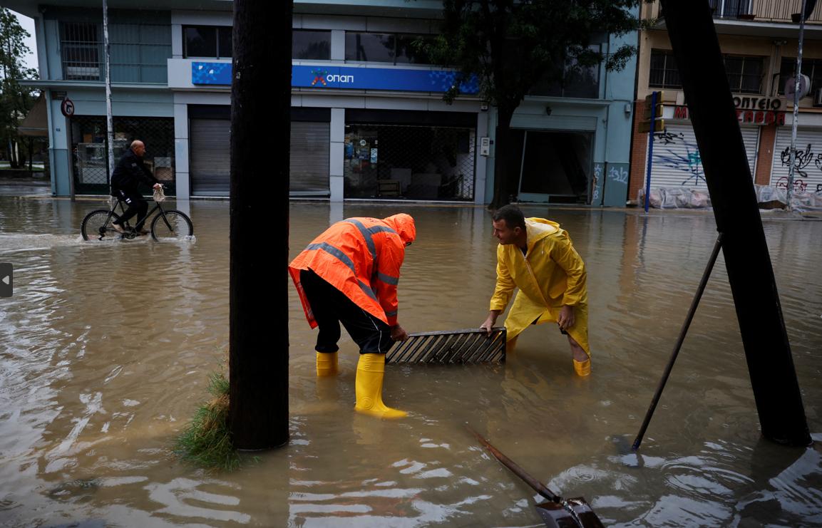 Yunanistan'da Elias Fırtınası etkili oldu