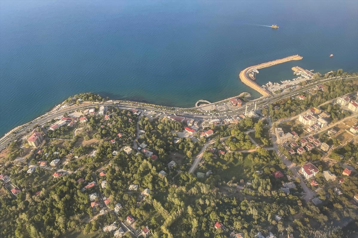 Van Gölü havzası havadan görüntülendi