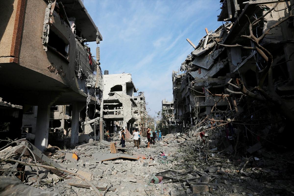 İsrail'in Gazze Şeridi'ne saldırılarında 5'inci gün...