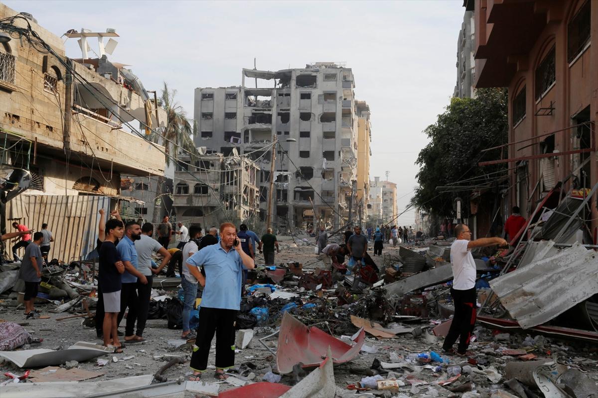 İsrail'in Gazze Şeridi'ne saldırılarında 5'inci gün...