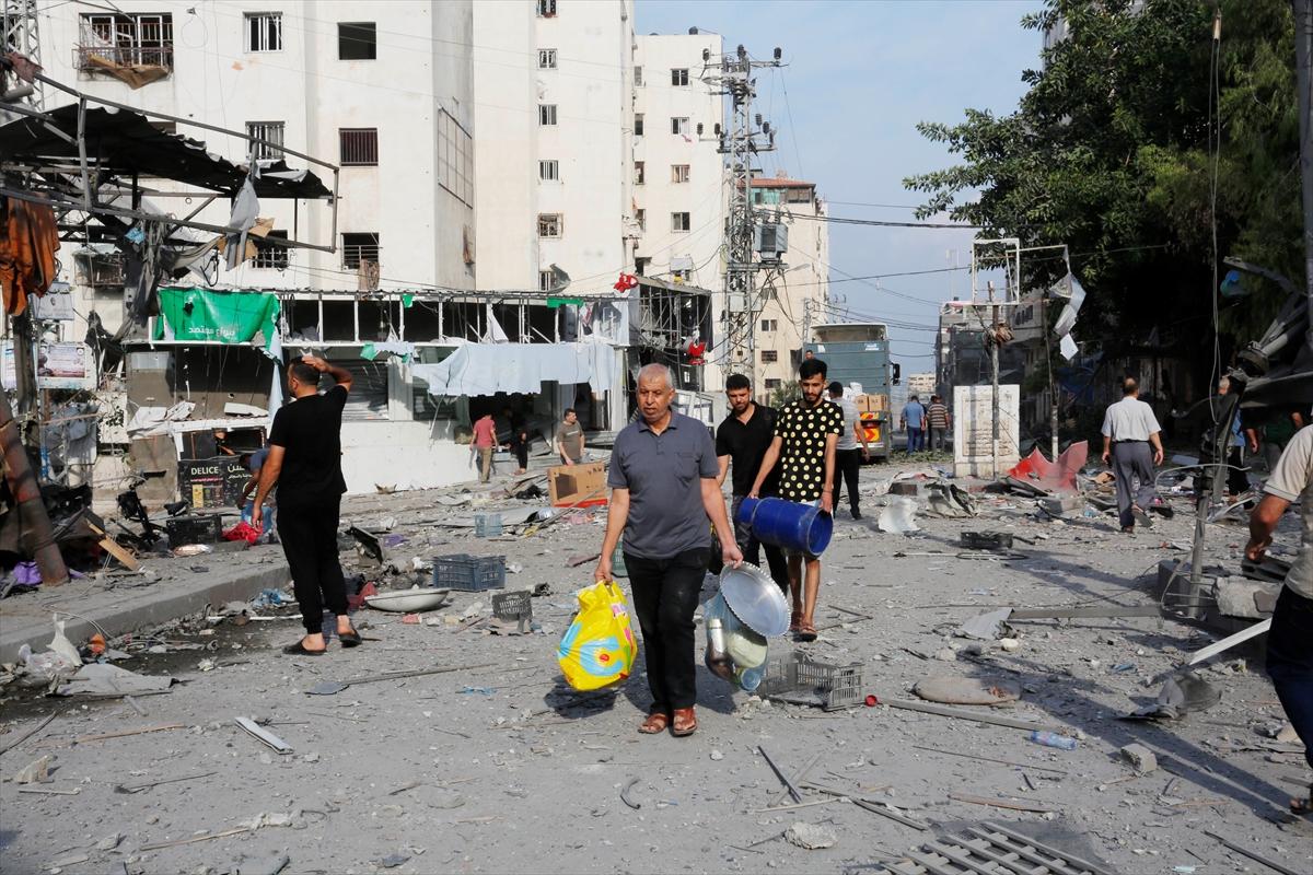 İsrail'in Gazze Şeridi'ne saldırılarında 5'inci gün...
