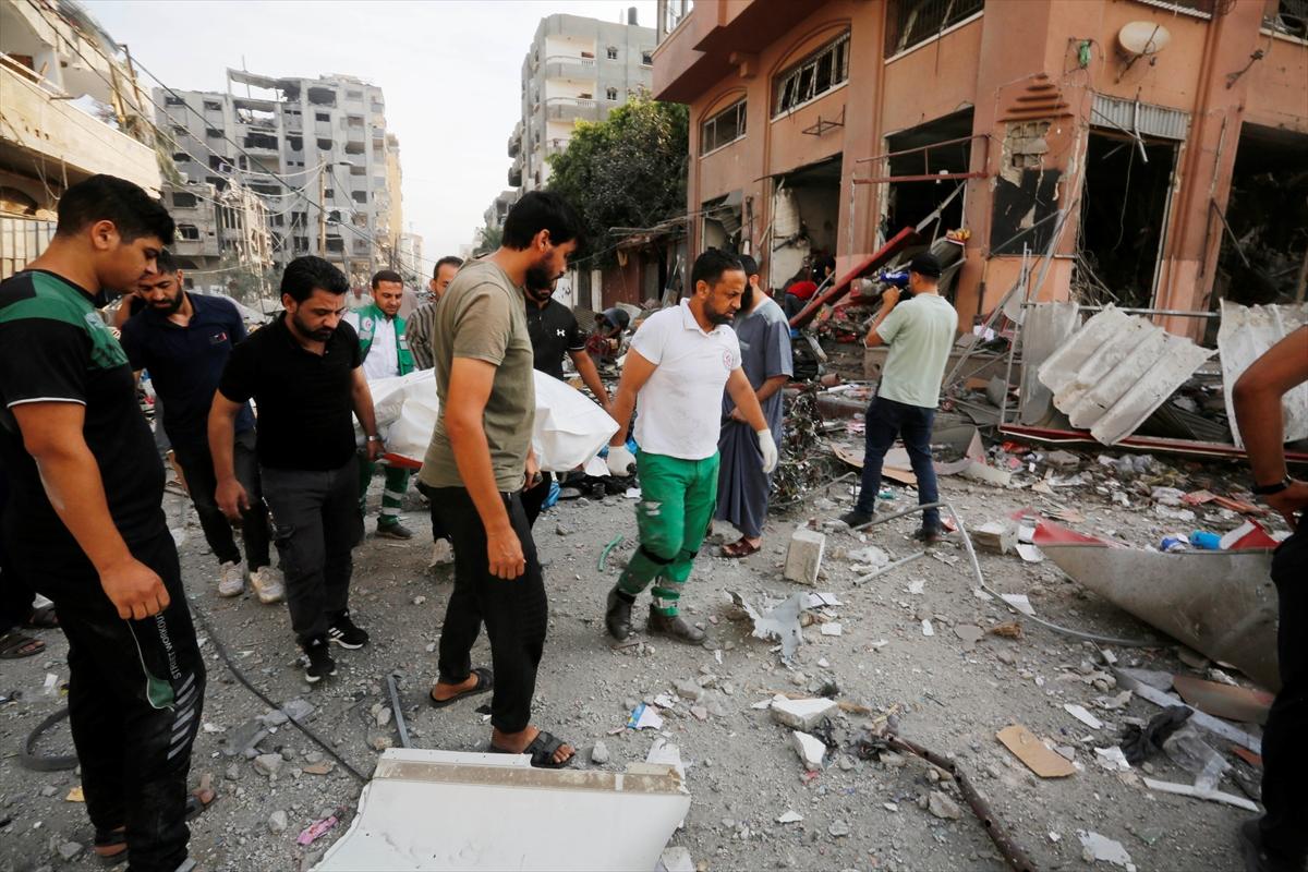 İsrail'in Gazze Şeridi'ne saldırılarında 5'inci gün...