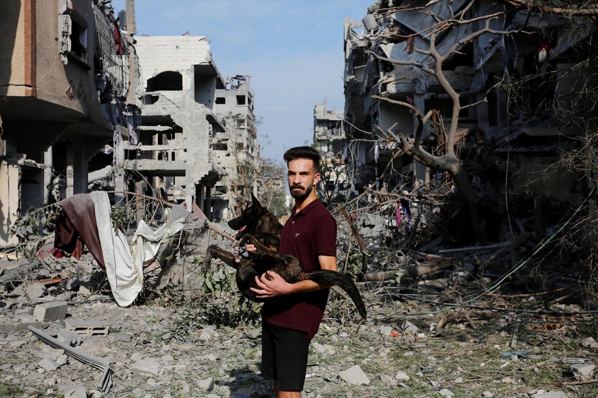 İsrail'in Gazze Şeridi'ne saldırılarında 5'inci gün...