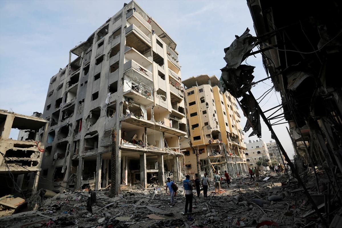 İsrail'in Gazze Şeridi'ne saldırılarında 5'inci gün...