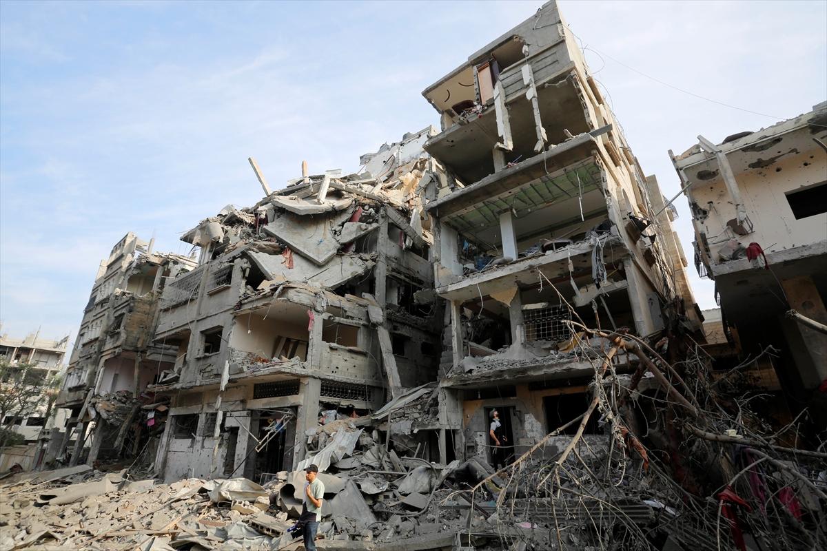 İsrail'in Gazze Şeridi'ne saldırılarında 5'inci gün...