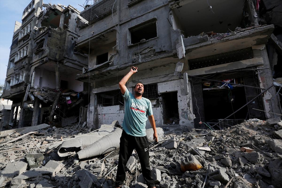 İsrail'in Gazze Şeridi'ne saldırılarında 5'inci gün...